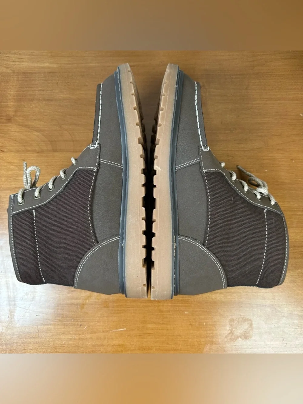 Sperry NWOT Top-Sider Rudder Brown Leather Boots Boys 4 Unisex